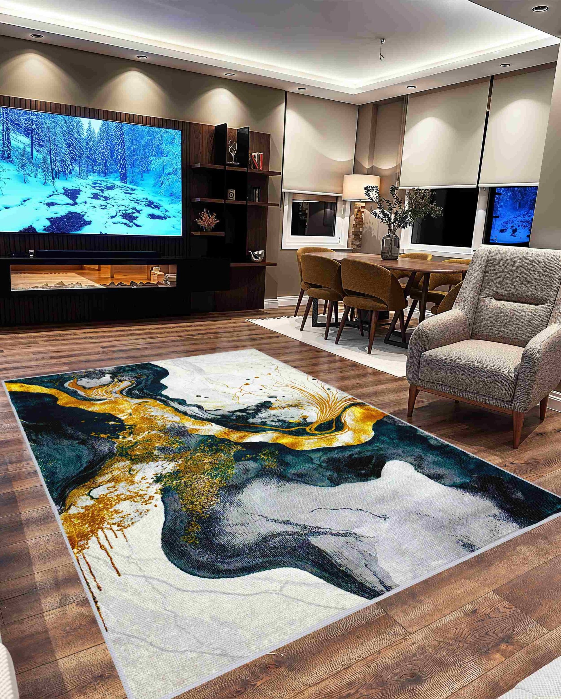 Contempo Rug Design 1111 - Green