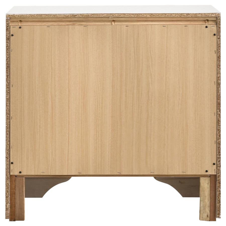 Miranda 2-drawer Nightstand White