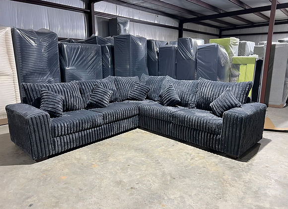 Paisley Grey 3pc Sectional