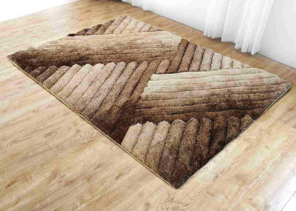 3D Shaggy Rug Design 396