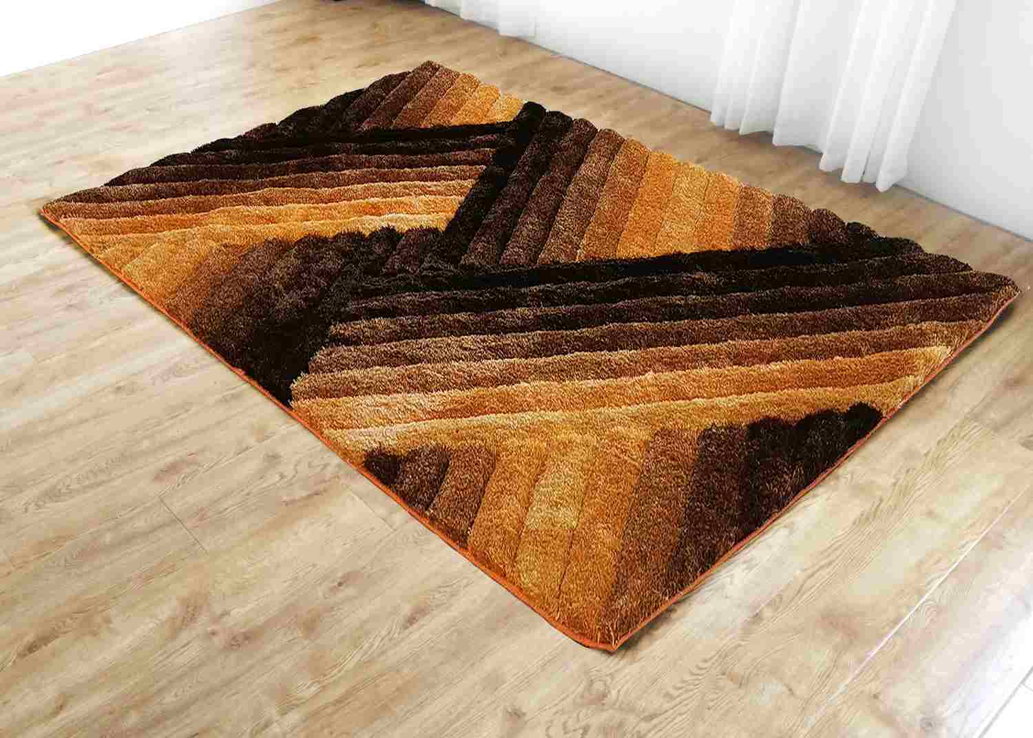 3D Shaggy Rug Design 396