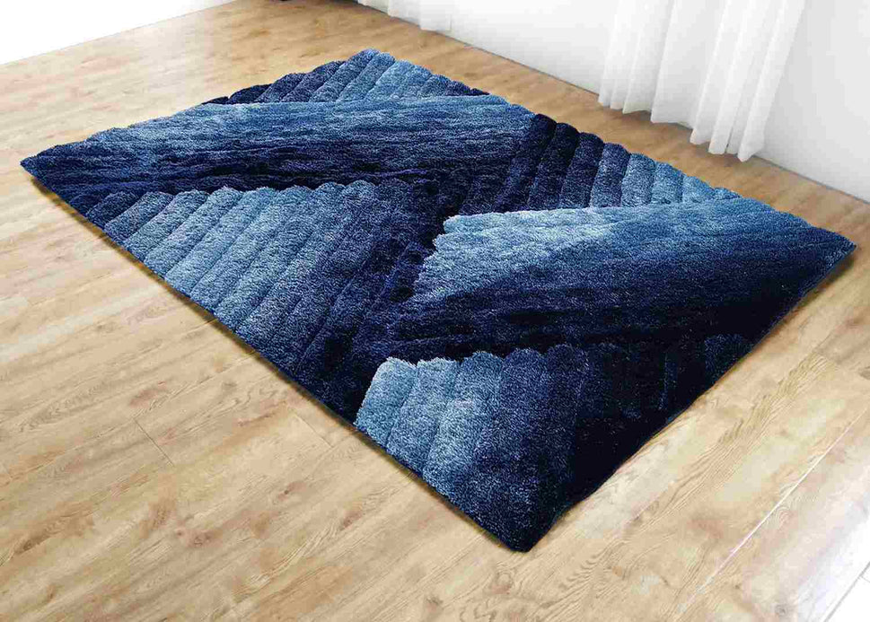 3D Shaggy Rug Design 396
