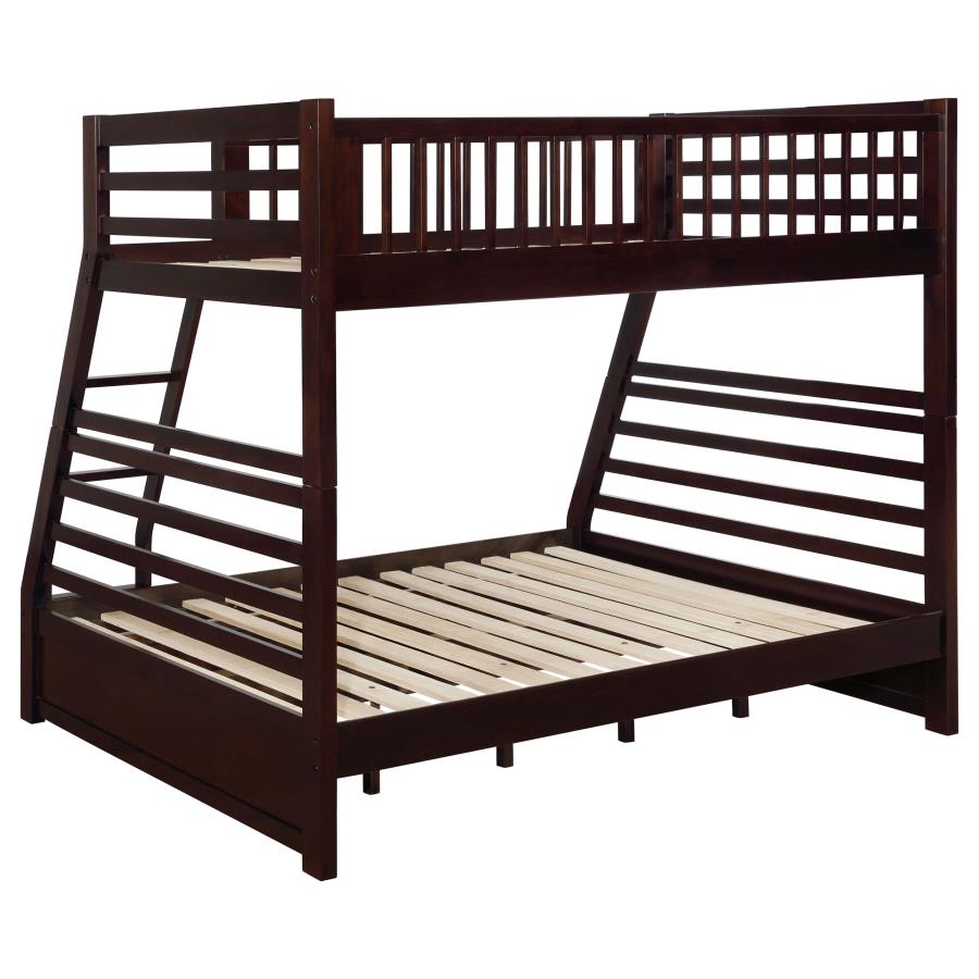 Ashton 2-Drawer Wood Twin Over Full Bunk Bed