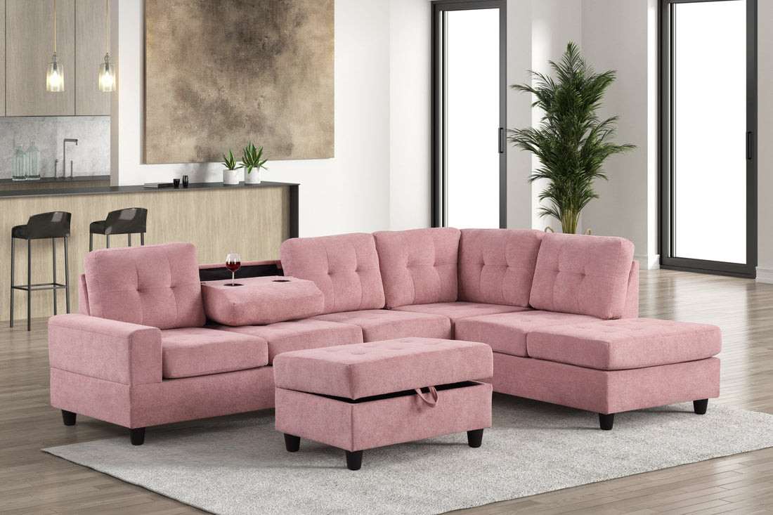 46 Heights Reversible Sectional + Ottoman