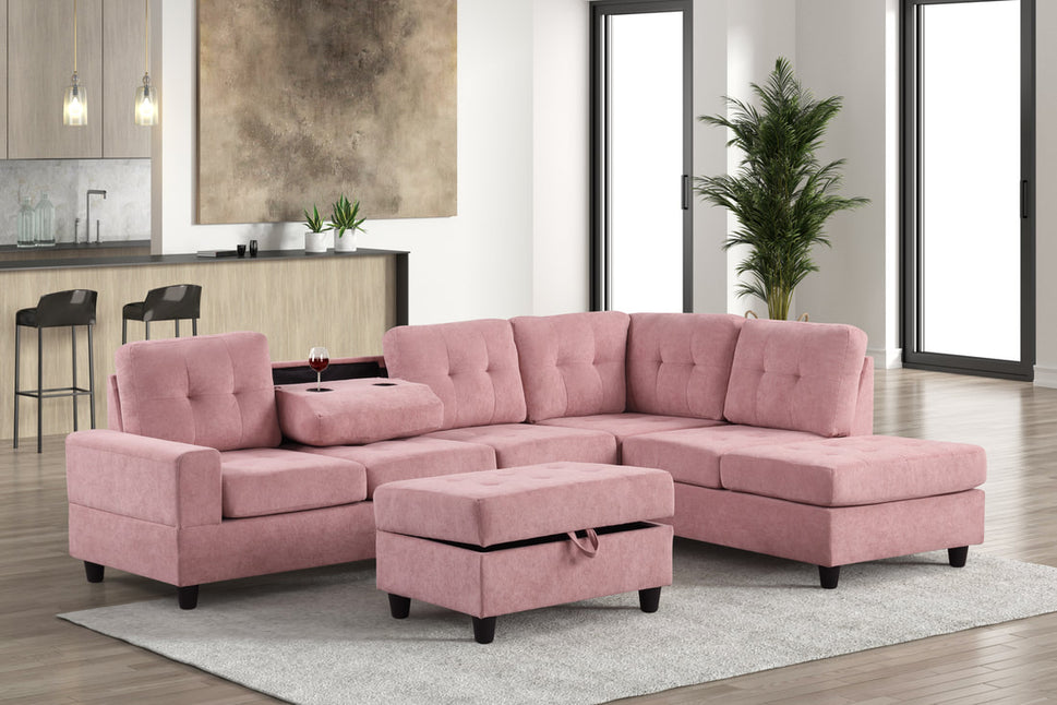 46 Heights Reversible Sectional + Ottoman