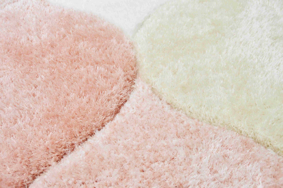 4D Shaggy Rug Design 6488 - Pink
