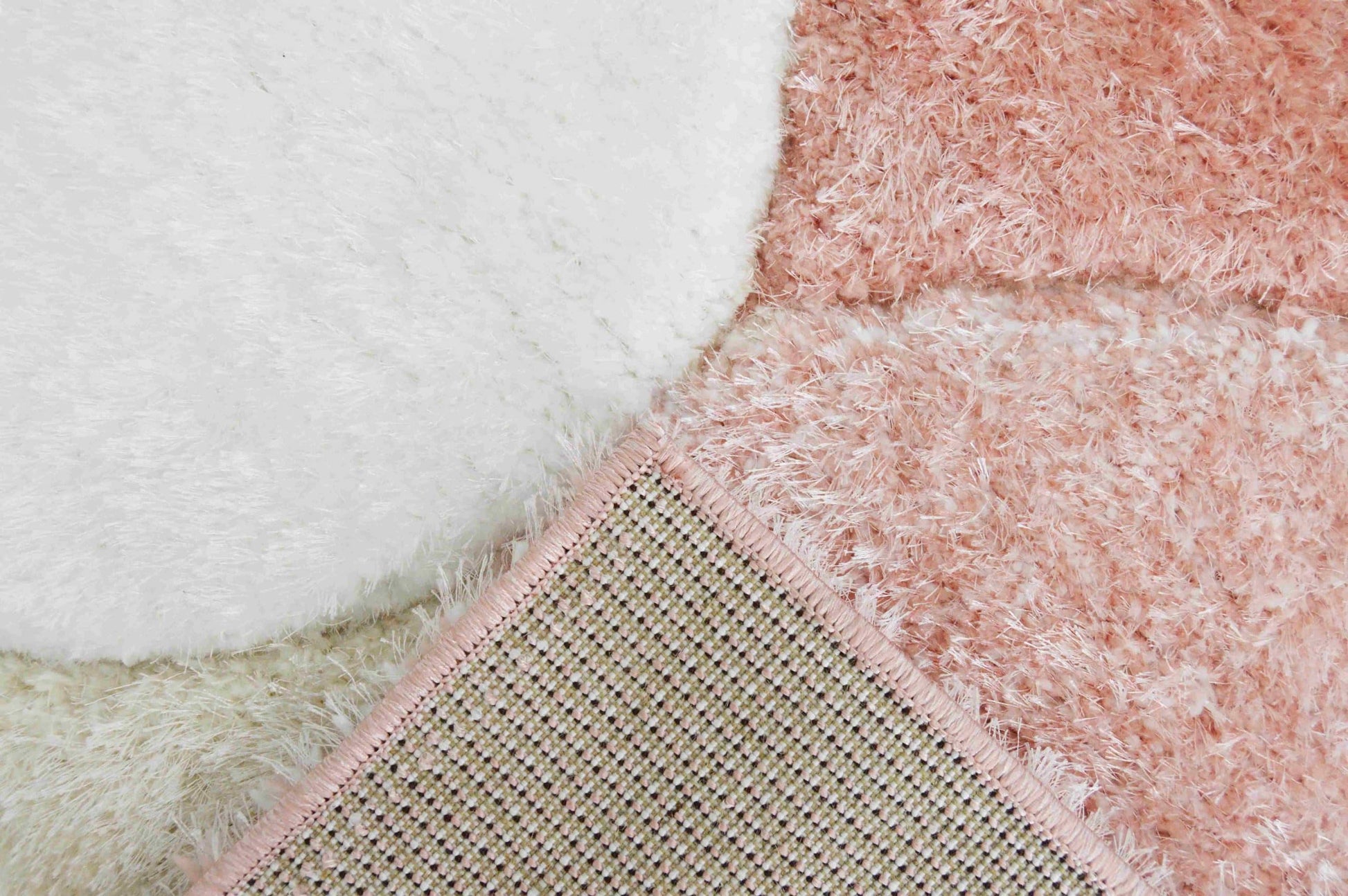 4D Shaggy Rug Design 6488 - Pink