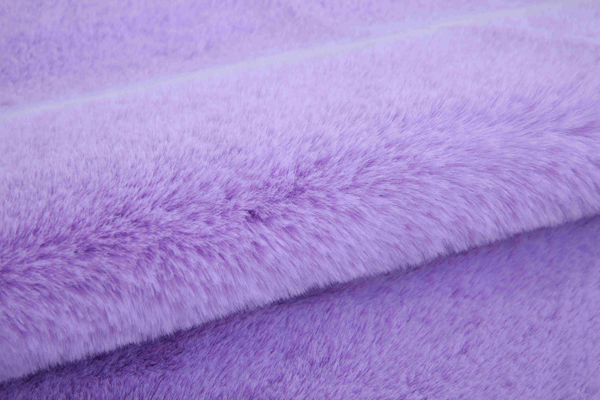 Faux Fur Bear Rug - Purple