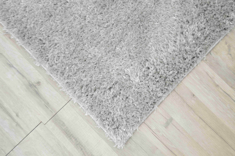 Grey Lucia Shaggy Rug
