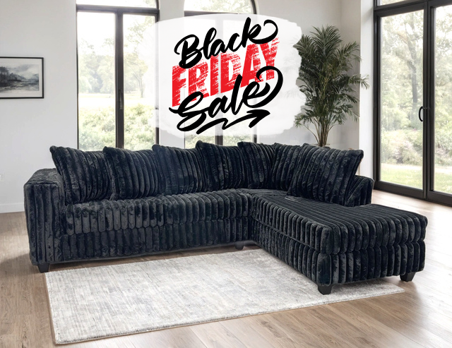 510 Black Sectional