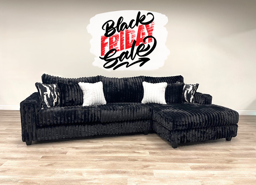 9500 Black Sectional