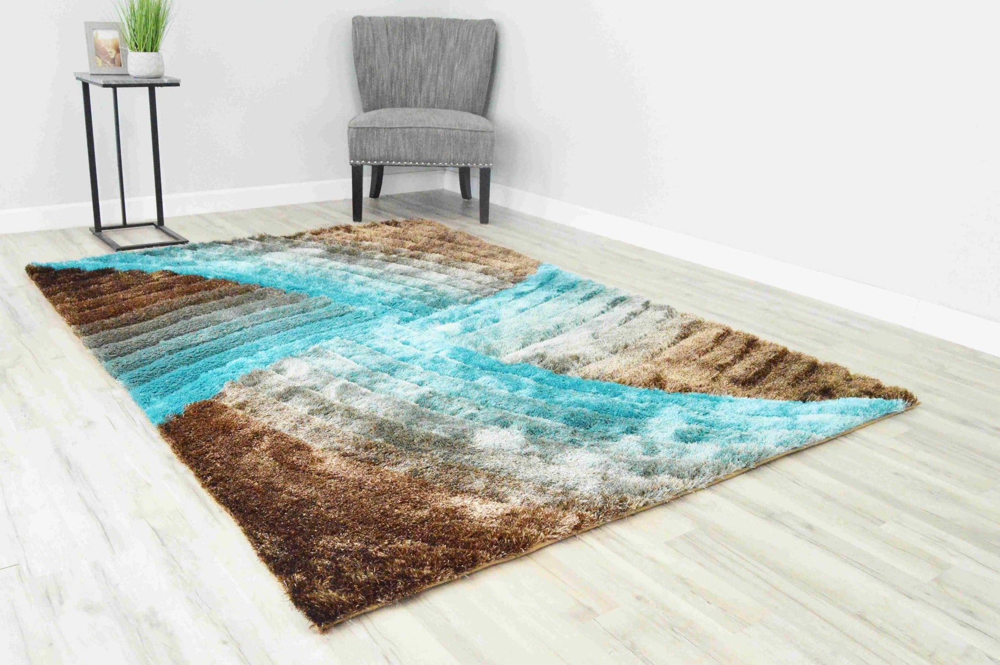 3D Shaggy Rug Design Z009