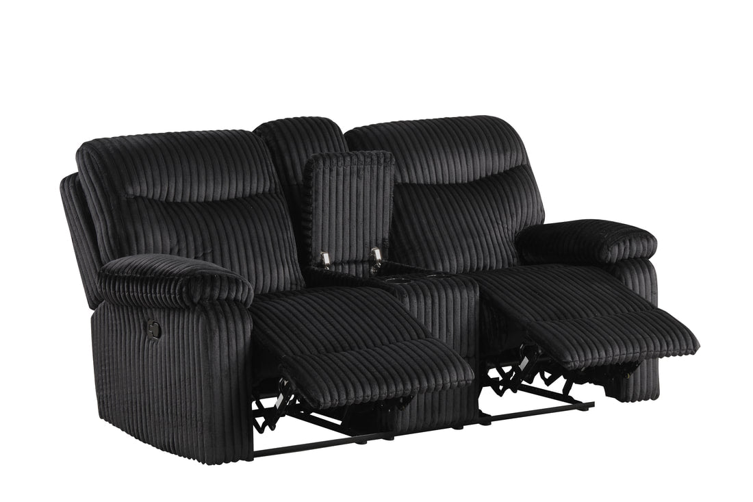 Bravo Black 3pc Reclining Set