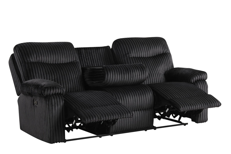 Bravo Black 3pc Reclining Set