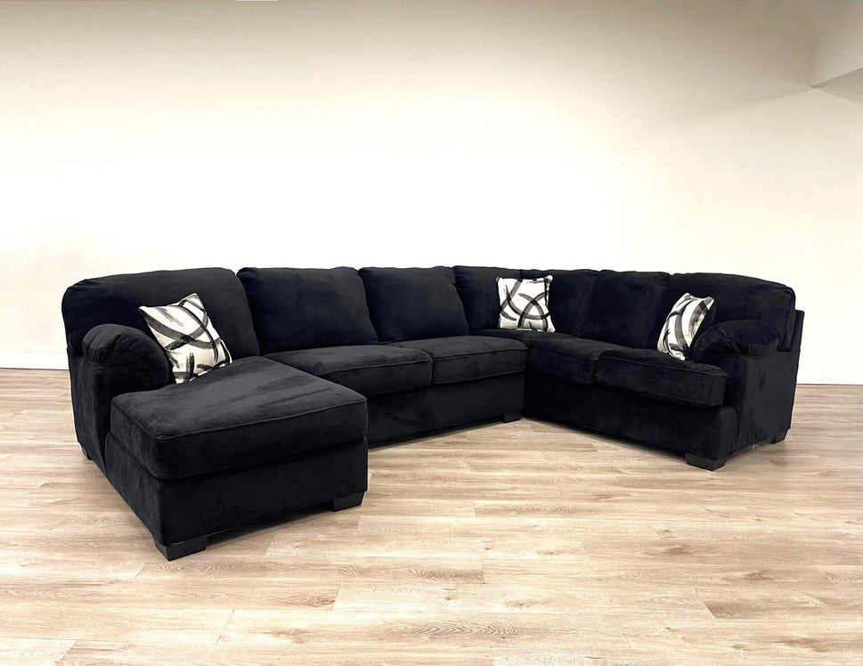 Brentwood Black Sectional