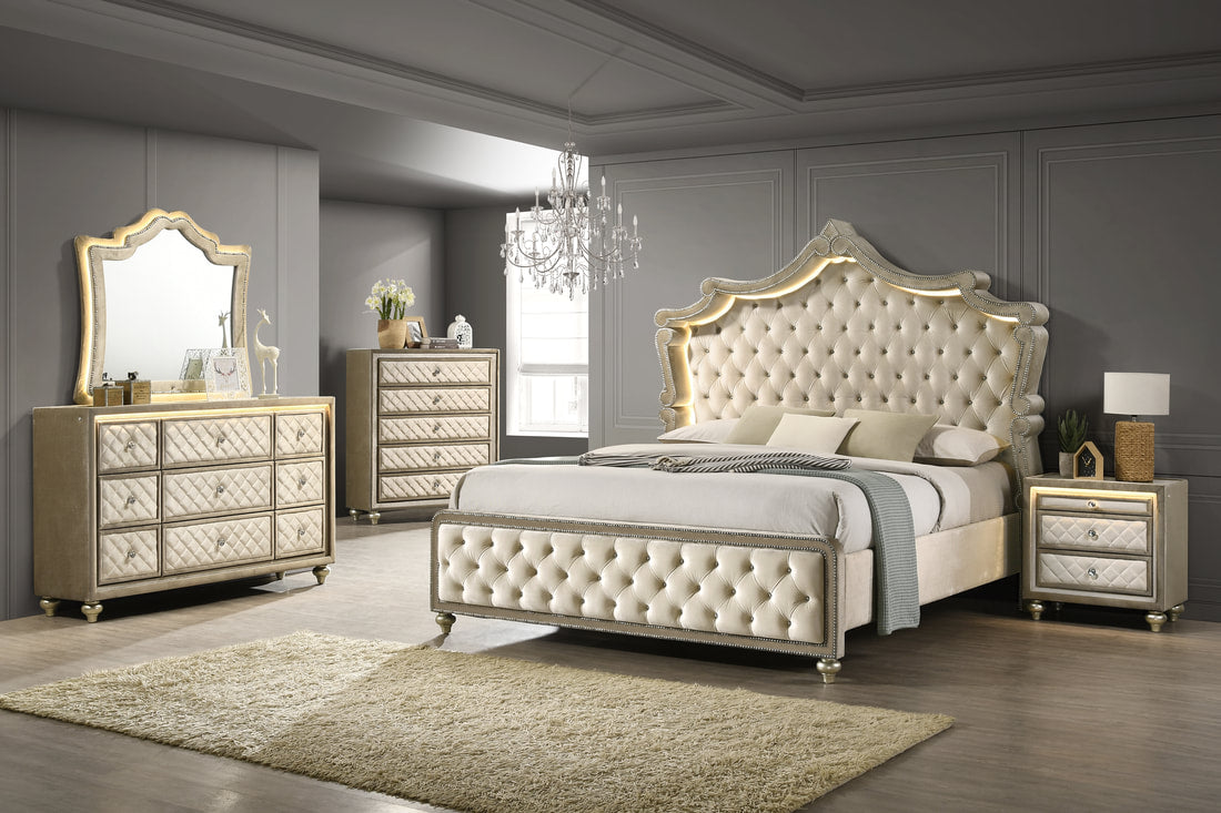 Kingdom 4-piece Queen Bedroom Set