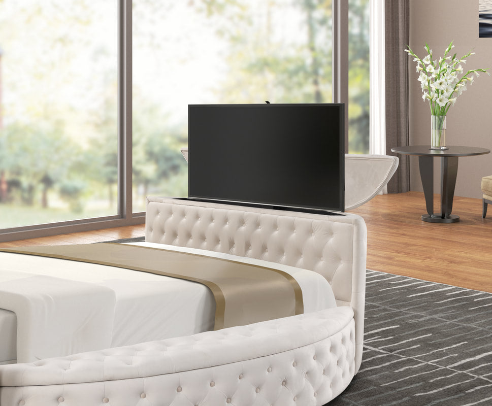 Patron Platform Bed in Gray