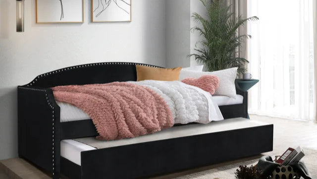 Amanda Black Trundle Bed