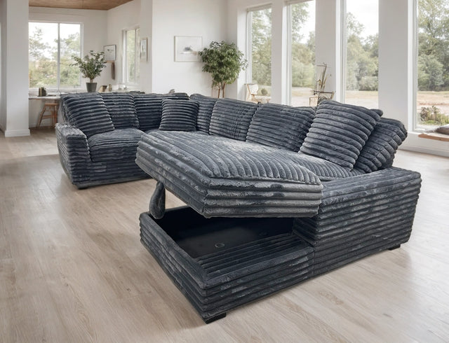 Alisson Charcoal Modular Sectional