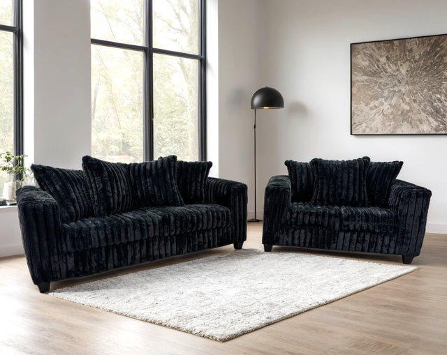 510 Black - Sofa & Loveseat Set