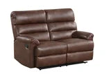 Albert 41 Brown Leather Reclining Set