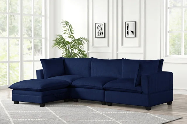 Cloud Corded Modular 4pc Sectional