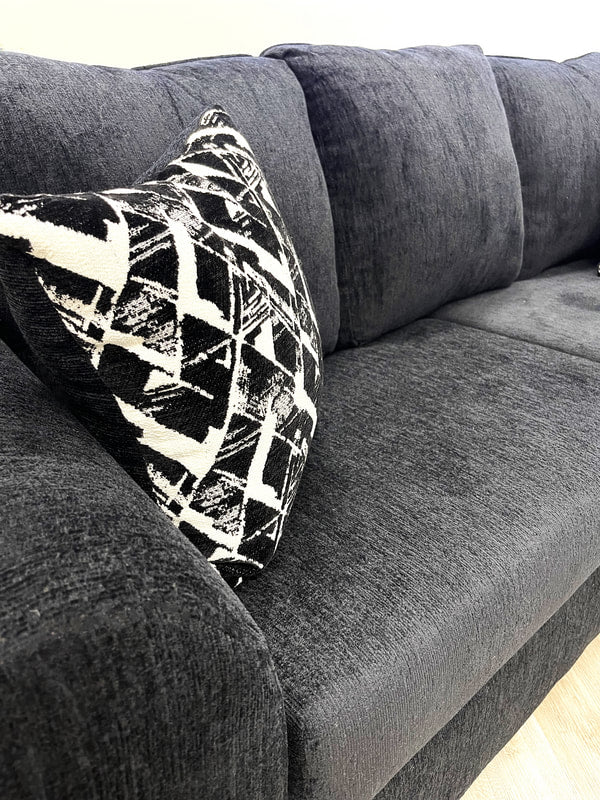 210 Black Sofa & LoveSeat