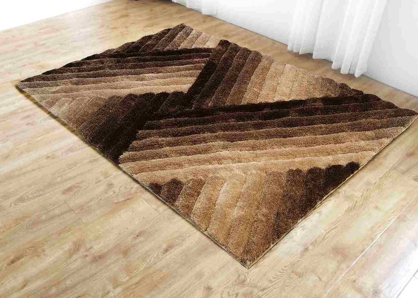 3D Shaggy Rug Design 396
