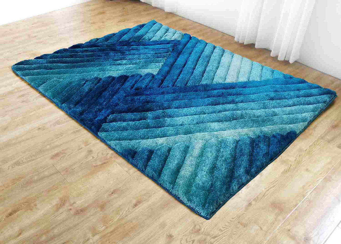 3D Shaggy Rug Design 396