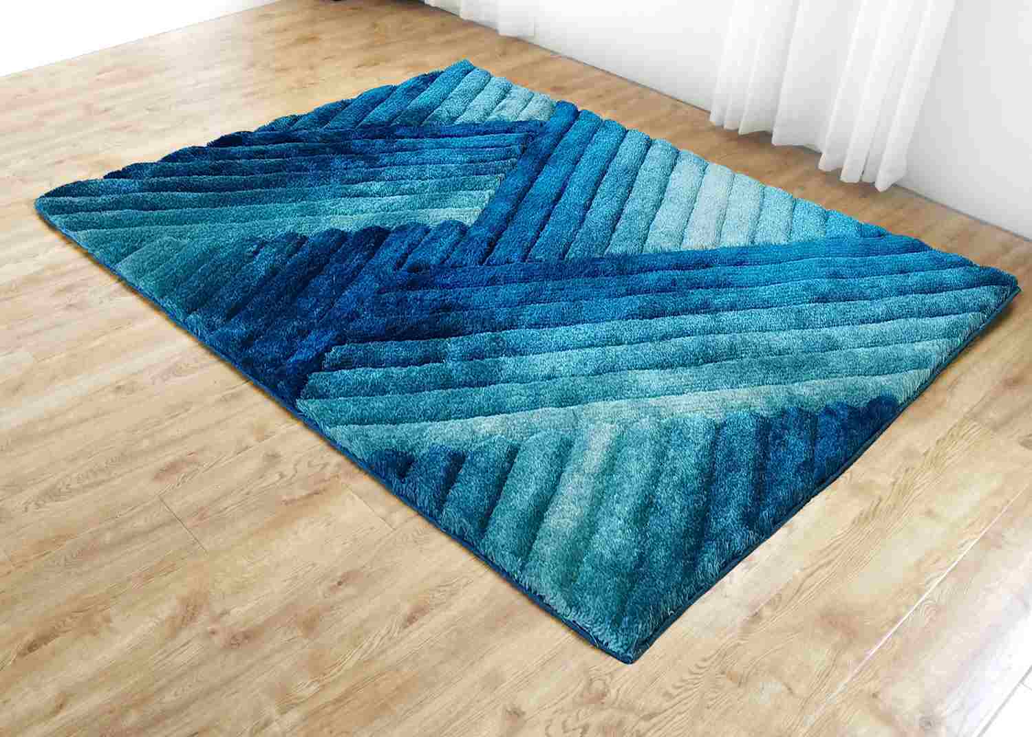 3D Shaggy Rug Design 396