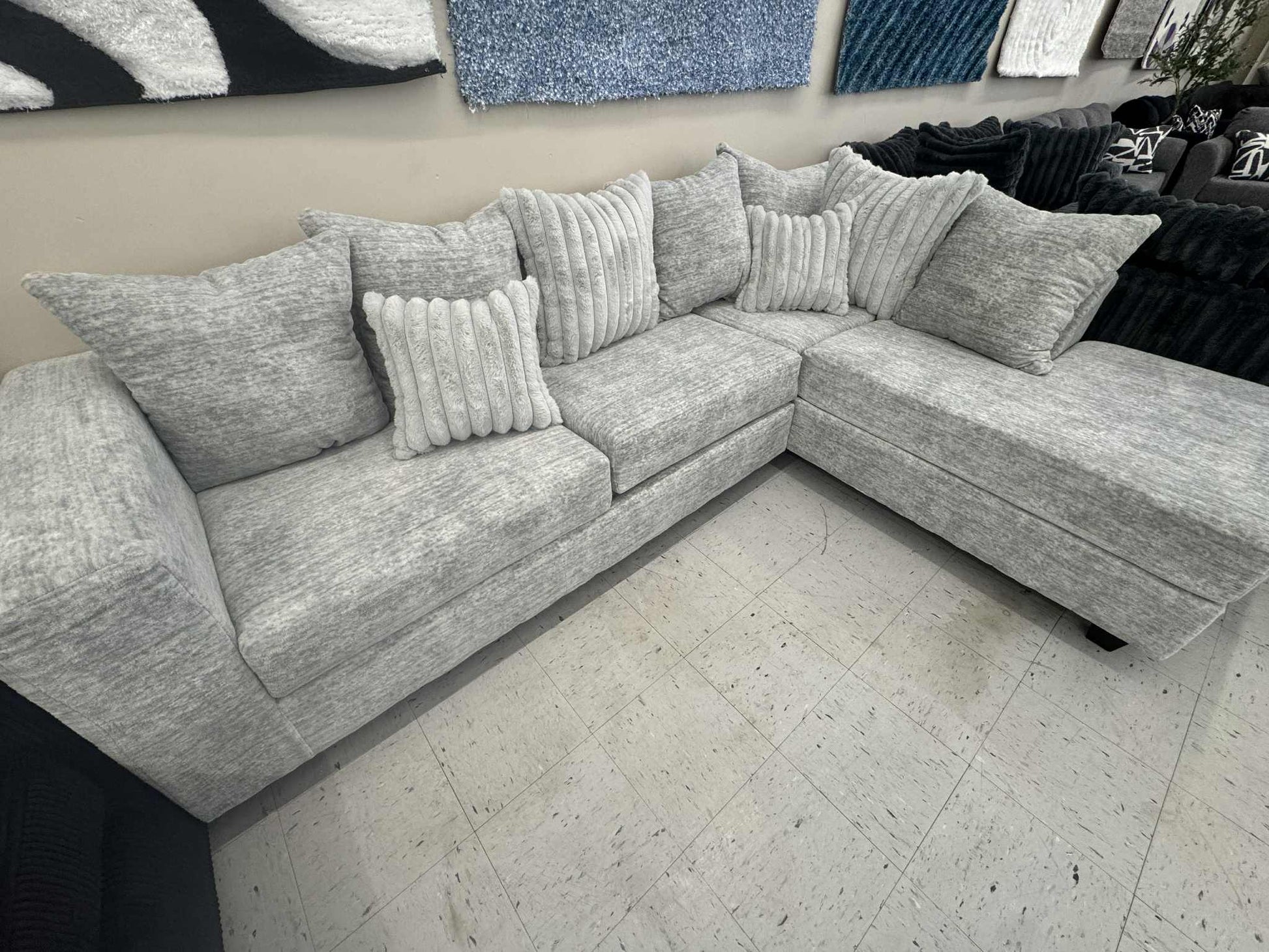 410 Gray Sectional
