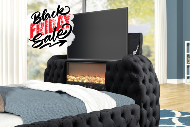 Future Platform Bed in Black