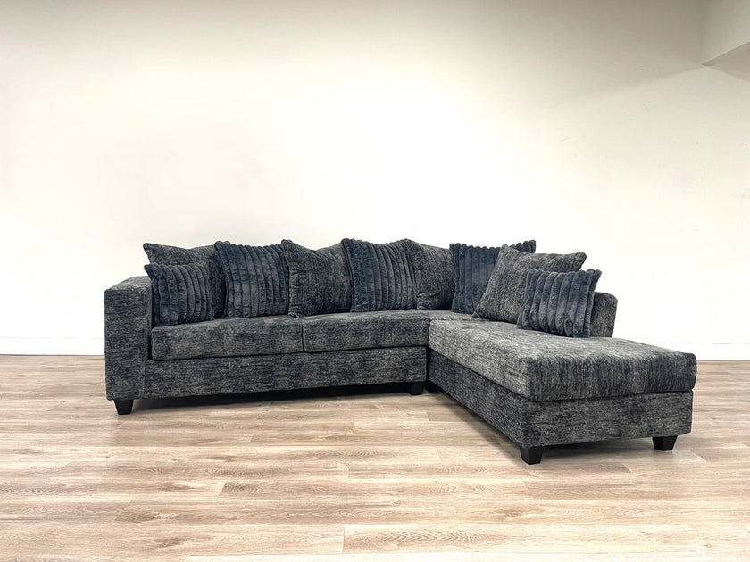 410 Charcoal Sectional