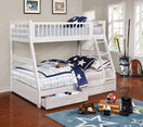 Switch Ashton 2-Drawer Wood Twin Over Full Bunk Bed 2 image