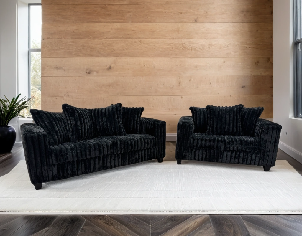 510 Black - Sofa & Loveseat Set