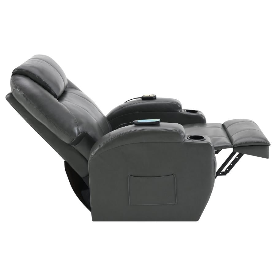 Sanger Upholstered Power Lift Massage Recliner