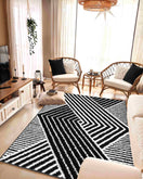 Switch 5D Shaggy Rug Design 6415 - Black 3 image