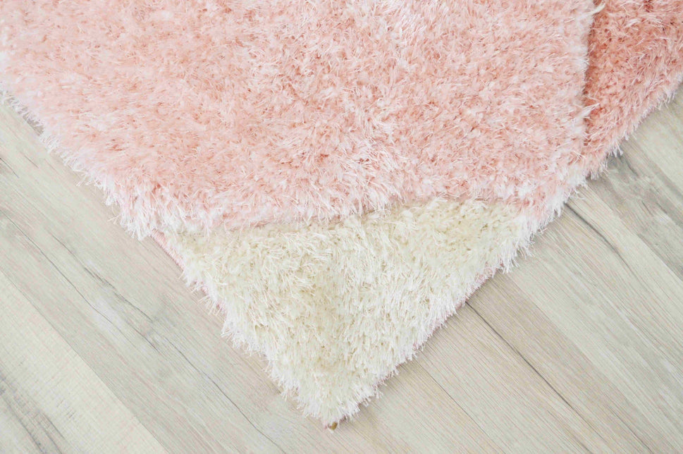 4D Shaggy Rug Design 6488 - Pink