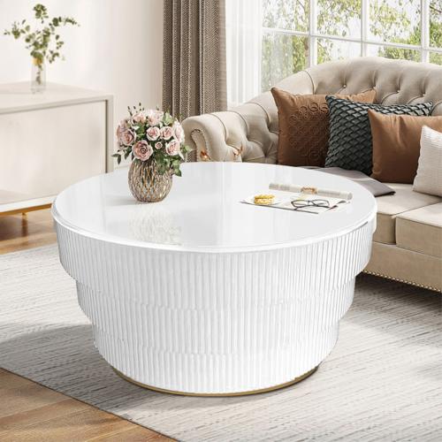 Nora White Cocktail Table