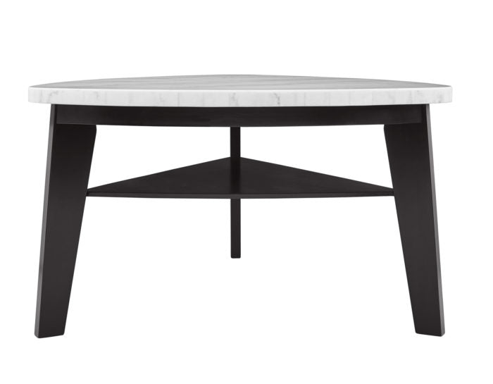 Carrara 6-Piece Marble Counter Dining Set