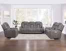 Switch Daniel 3-Piece Triple Power Home Theater Immersive Entertainment Leather Reclining Set 2 image