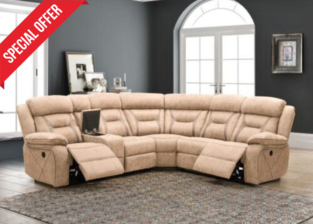 Liberty Beige  Reclining Sectional