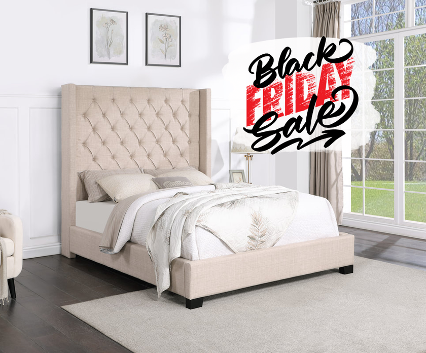 HH403 6ft Beige Bedframe