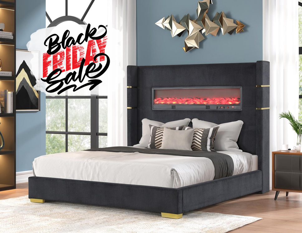 Harmony Fireplace Bedframe