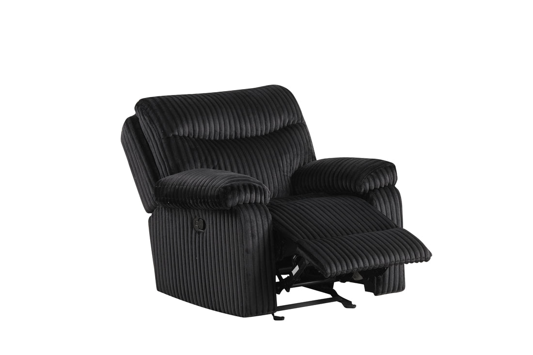 Bravo Black 3pc Reclining Set