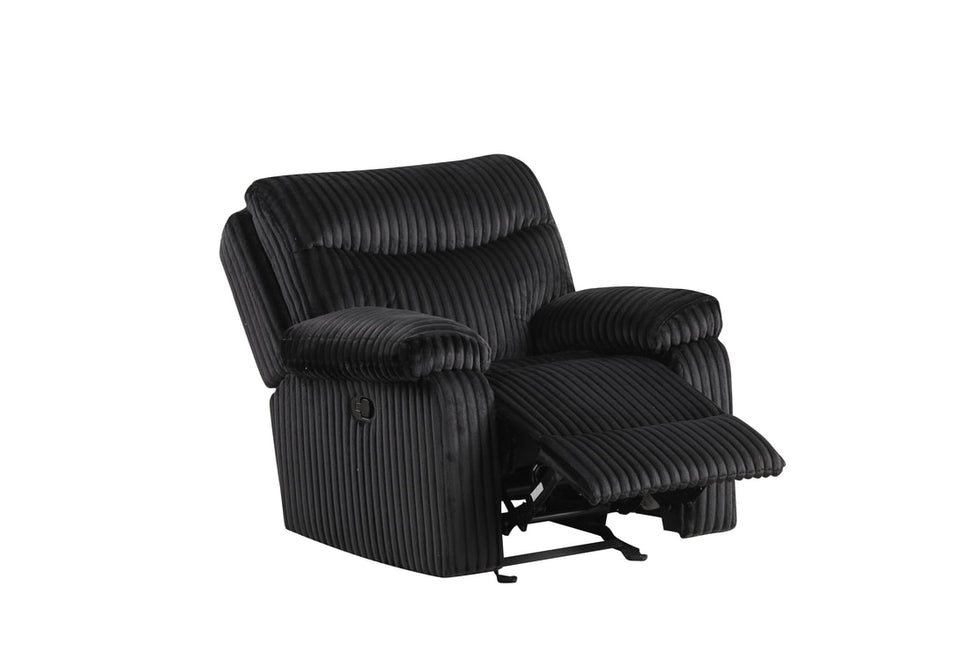 Bravo Black 3pc Reclining Set