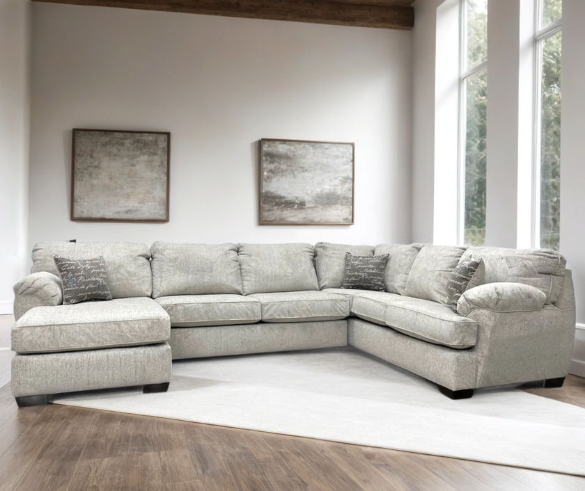 Brentwood Oatmeal Linen Sectional