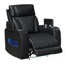 Switch Dubai 3-piece Black Power Reclining Set 2 image