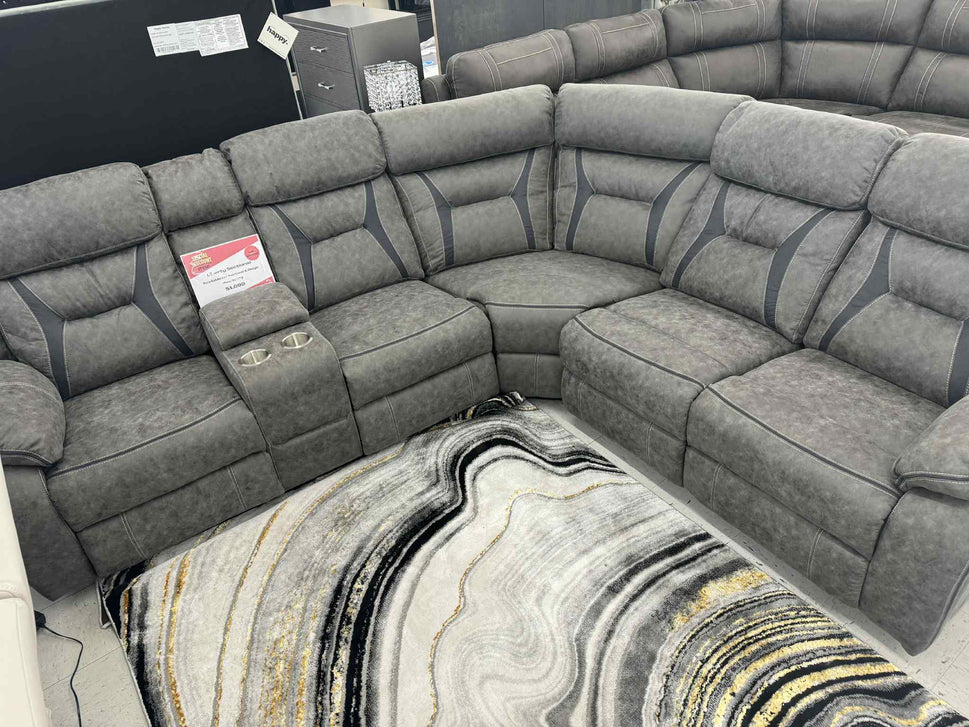 Liberty Grey Reclining Sectional