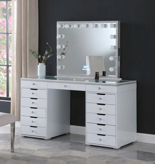 Cartier White Vanity with Mirror